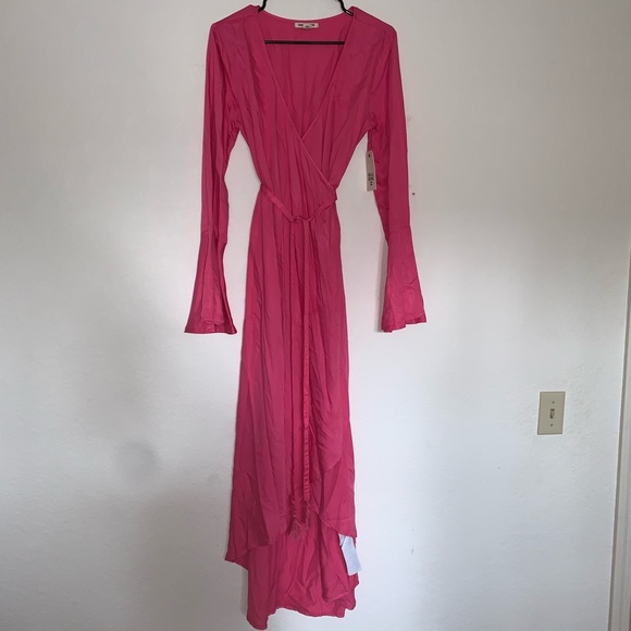 NWT Billabong Flare Wrap Long Sleeve Dress - Picture 7 of 7